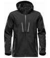 XB-3 Stormtech Patrol Hooded Soft Shell Jacket Black / Carbon colour image